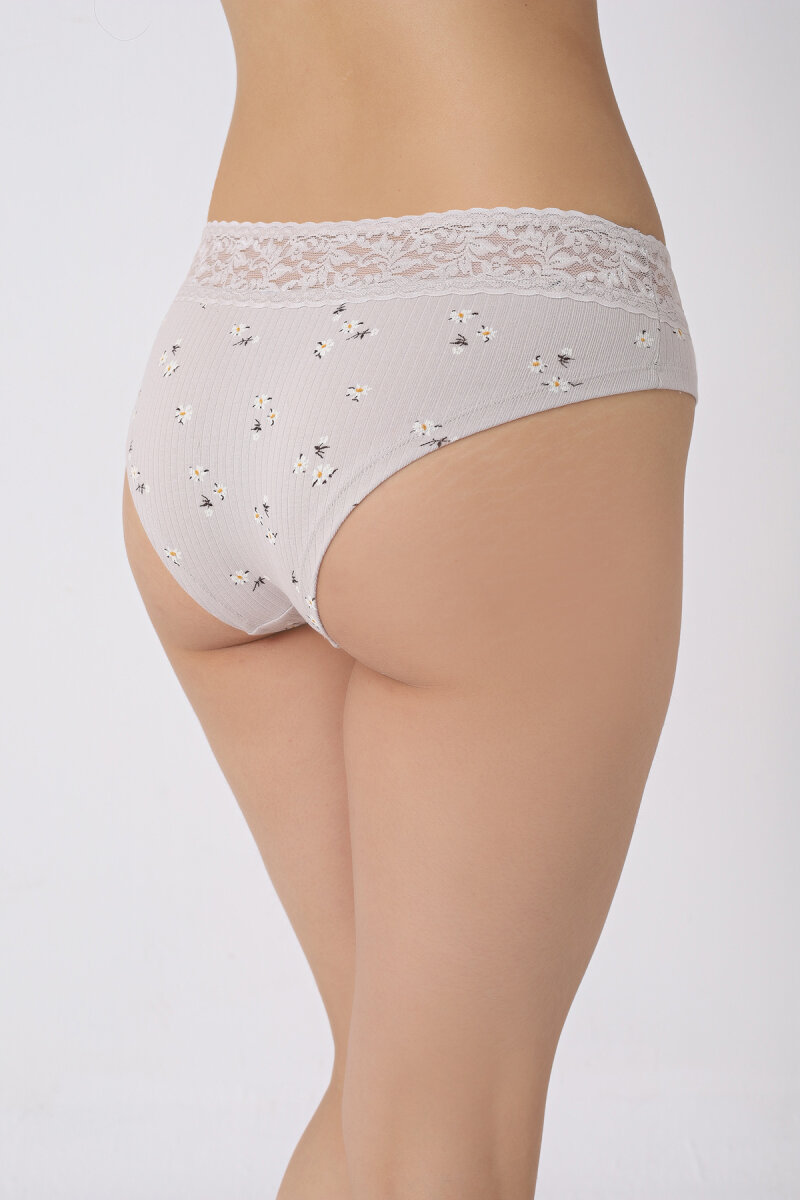 Soft Lavanta Gri 2'li Hipster Külot - 5