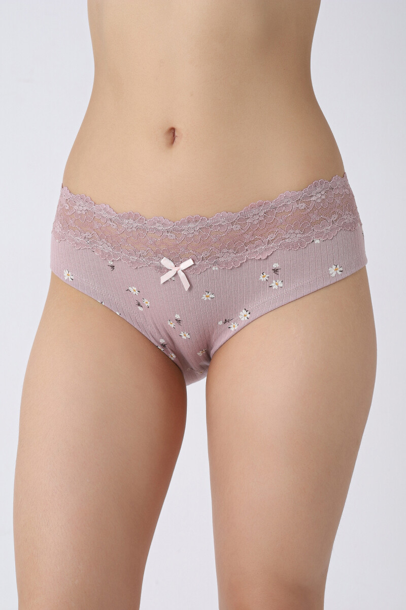 Soft Lavanta Gri 2'li Hipster Külot - 9