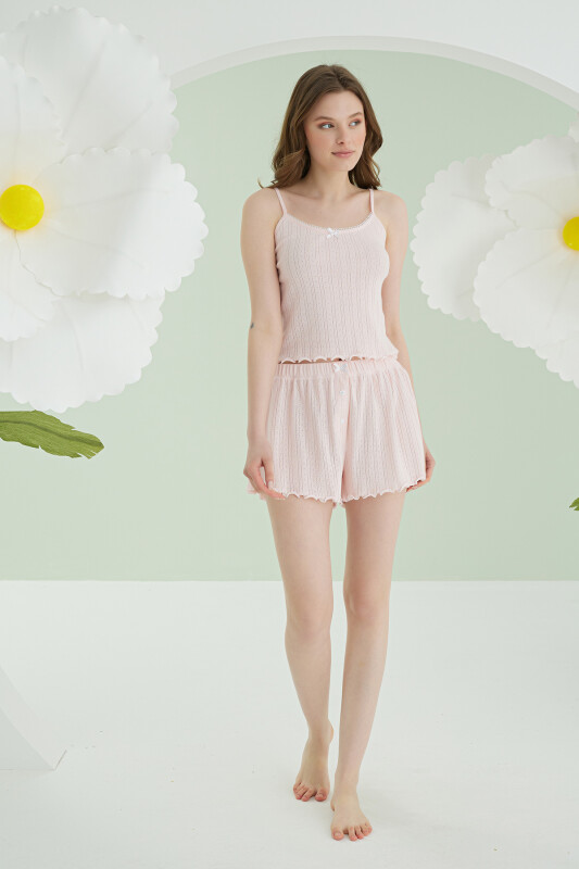 Somon Aslı Şortlu Pijama Takım - NBB