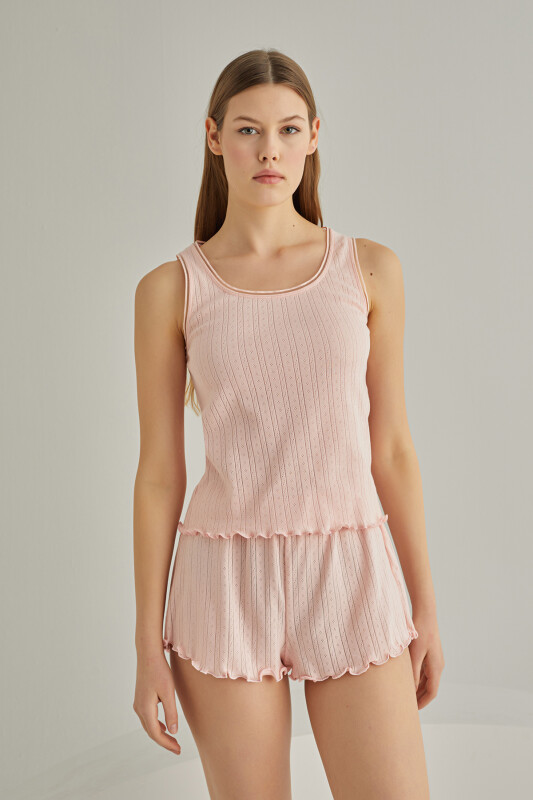 Somon Striped Atlet Şort Takım - NBB