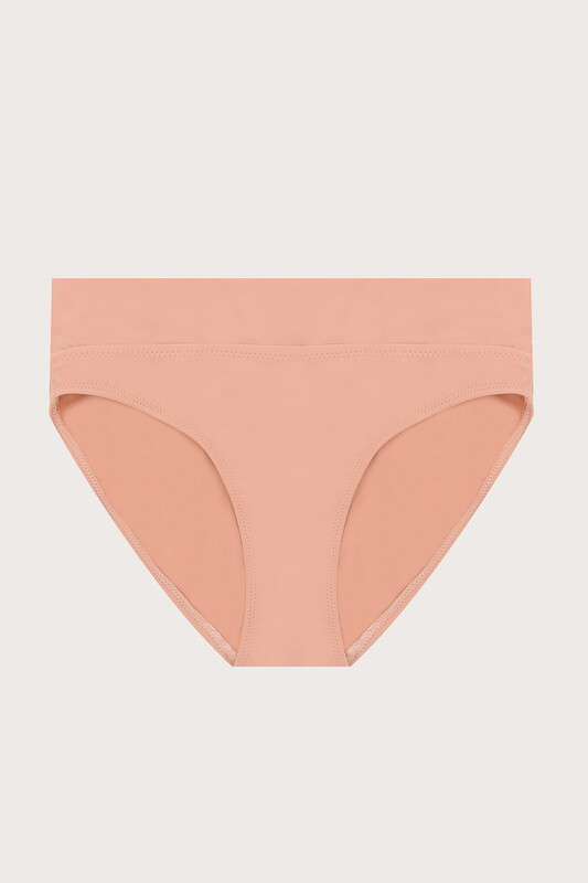 Somon Yüksek Bel Tek Alt Bikini 