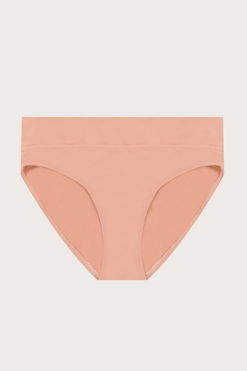 Somon Yüksek Bel Tek Alt Bikini - 1