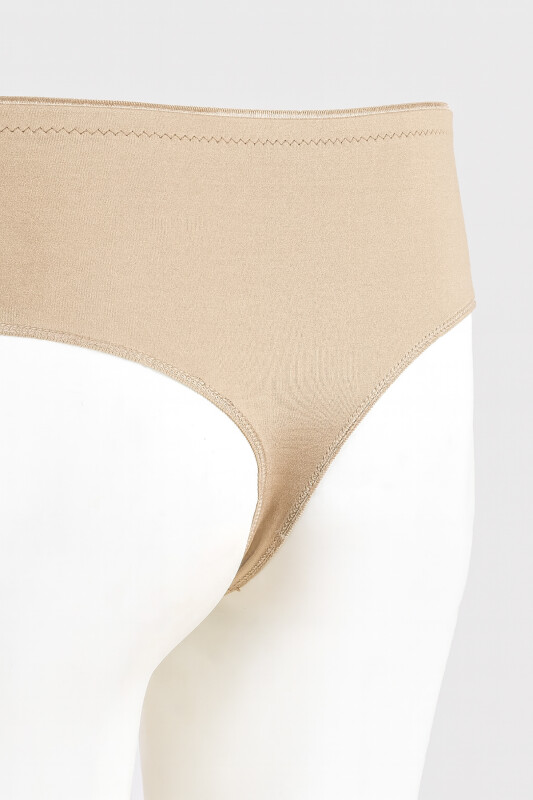 Sütlü Kahve Barbara Yüksek Bel String Korse - LOYA