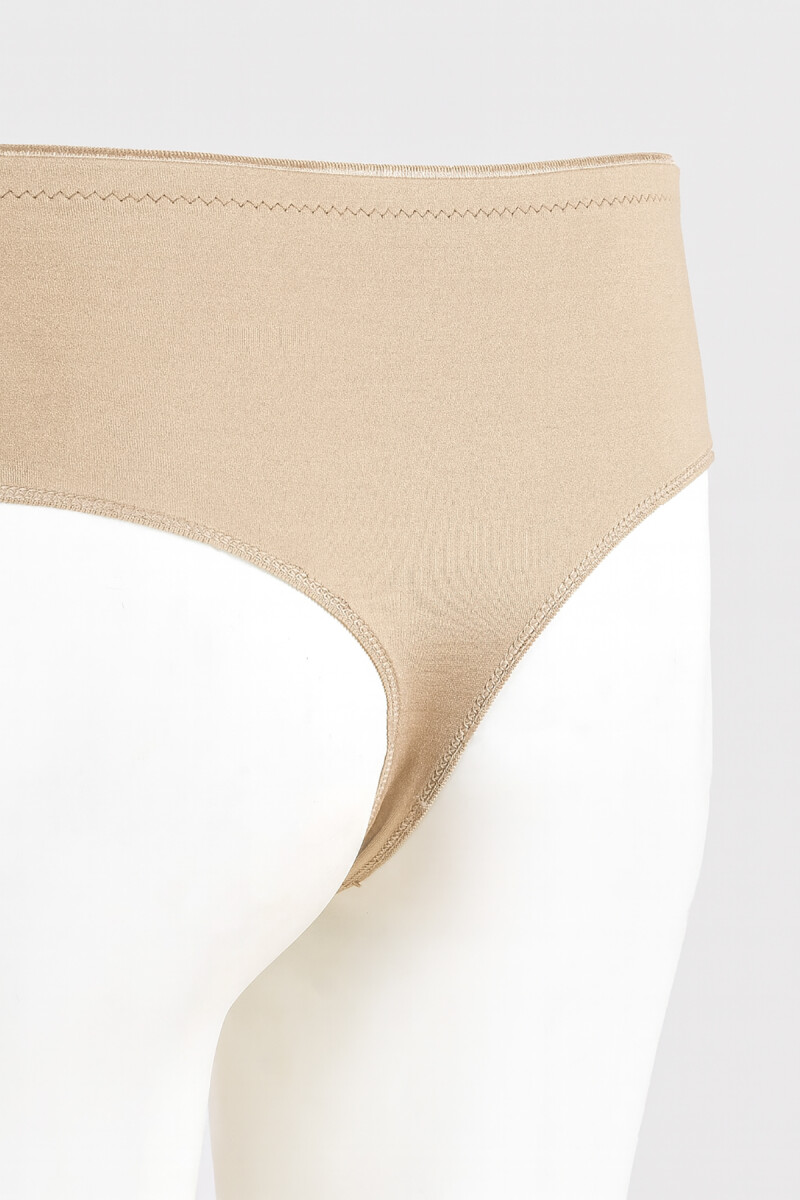 Sütlü Kahve Barbara Yüksek Bel String Korse - 3