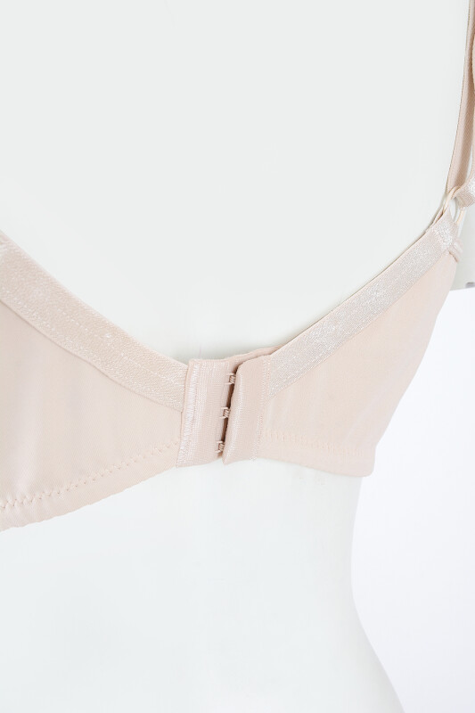 Taş Rengi Dantel Detaylı Toparlayıcı Sütyen - LOYA