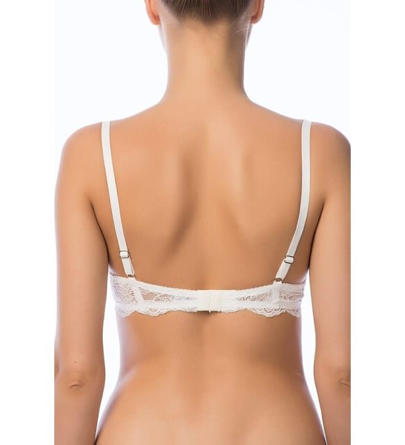 Taş Renkli Dantelli Destekli Sütyen - NBB