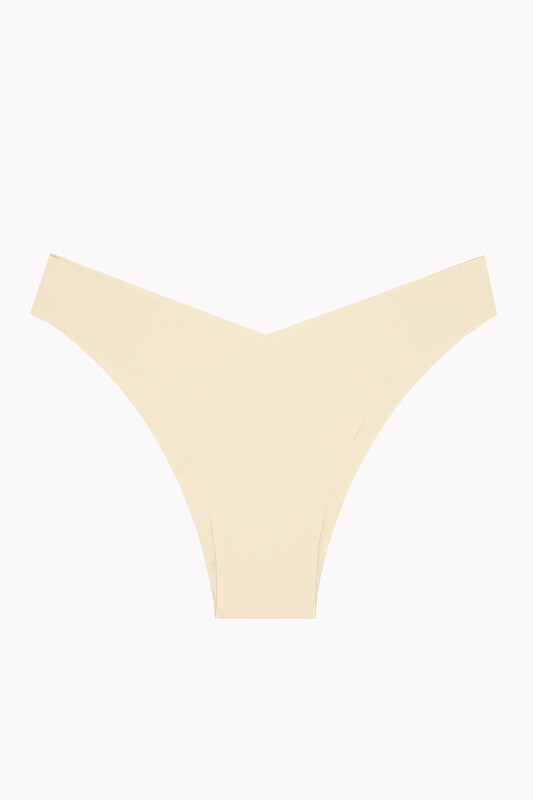 Ten Bordo Cappuccino 3'lü Lazer İz Yapmaz V Shape Brazillian Külot - NBB