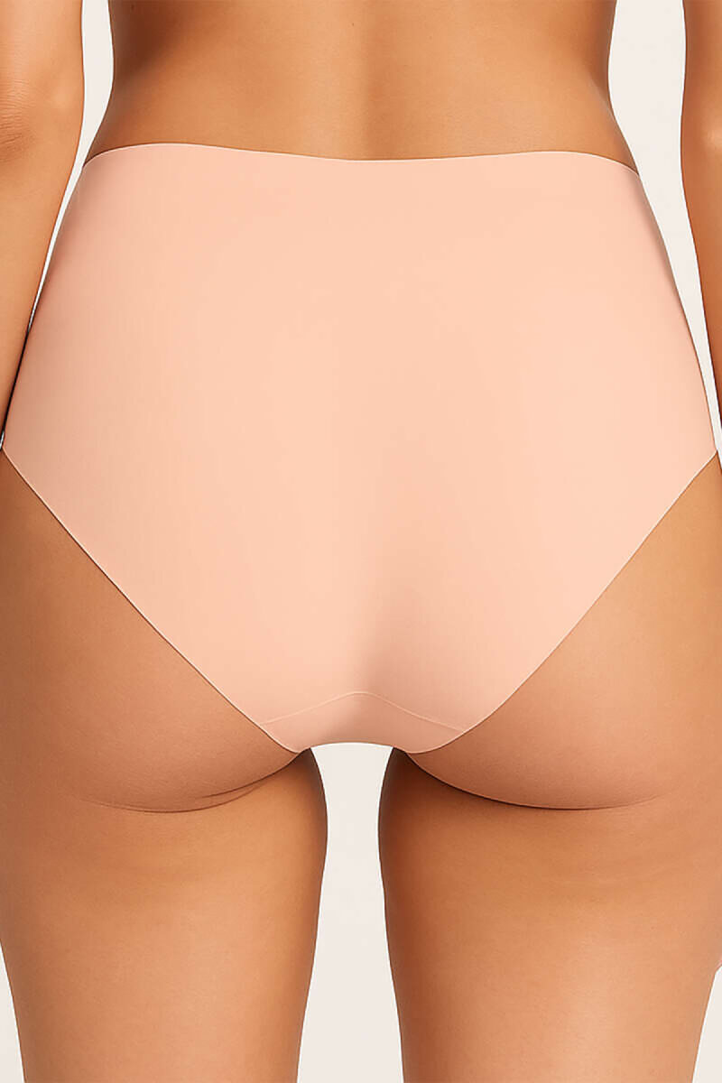 Ten Bordo Cappuccino 3'lü Lazer İz YapmazYüksek Bel Külot - 2