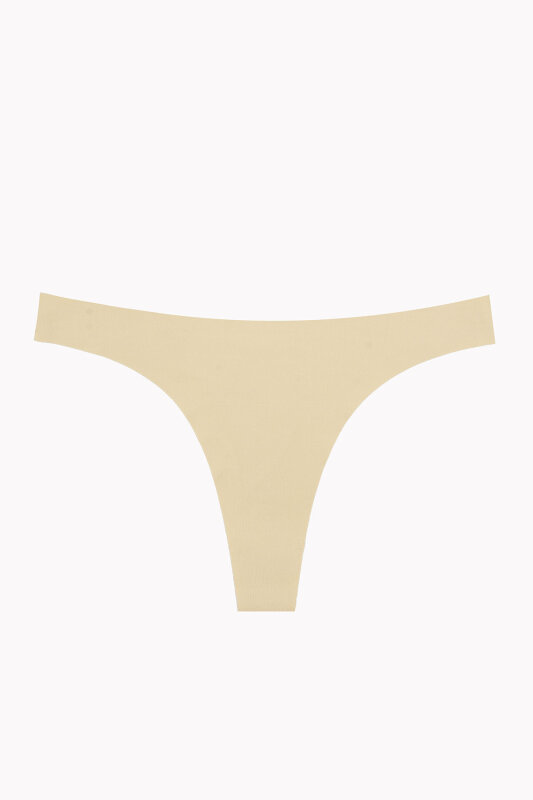 Ten Mavi Cappuccino 3'lü Lazer Kesim Tanga - NBB