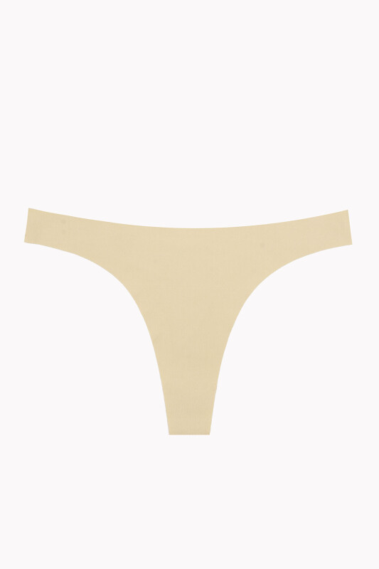 Ten Mavi Cappuccino 3'lü Lazer Kesim Tanga - NBB