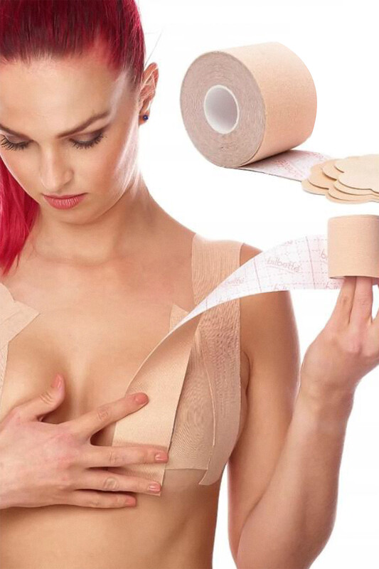 Ten Rengi Breast Lift Göğüs Bandı - Thumbnail