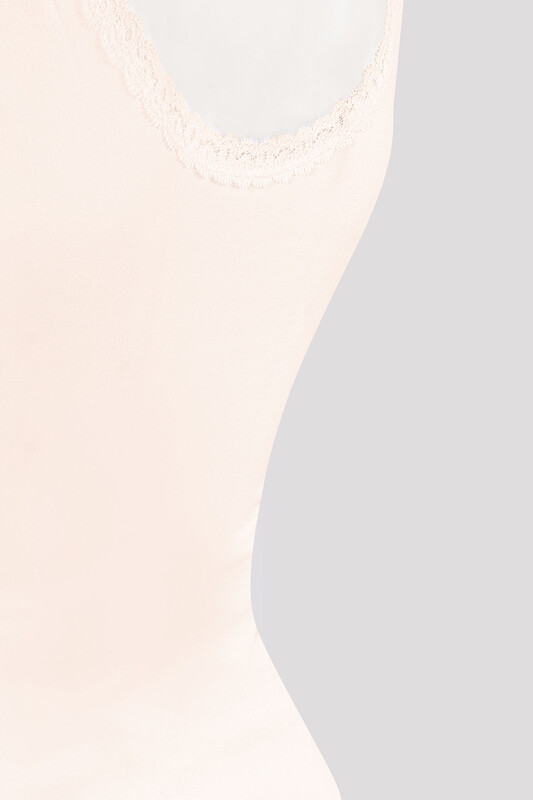 Ten Rengi Kalın Askılı Dantelli Atlet - NBB