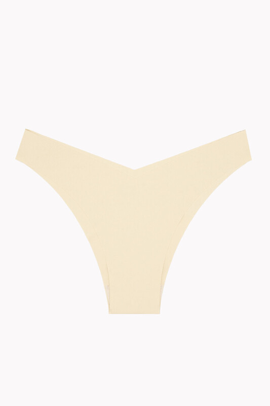 Ten Rengi Mavi Cappuccino 3'lü Lazer İz Yapmaz V Shape Brazillian Külot - NBB