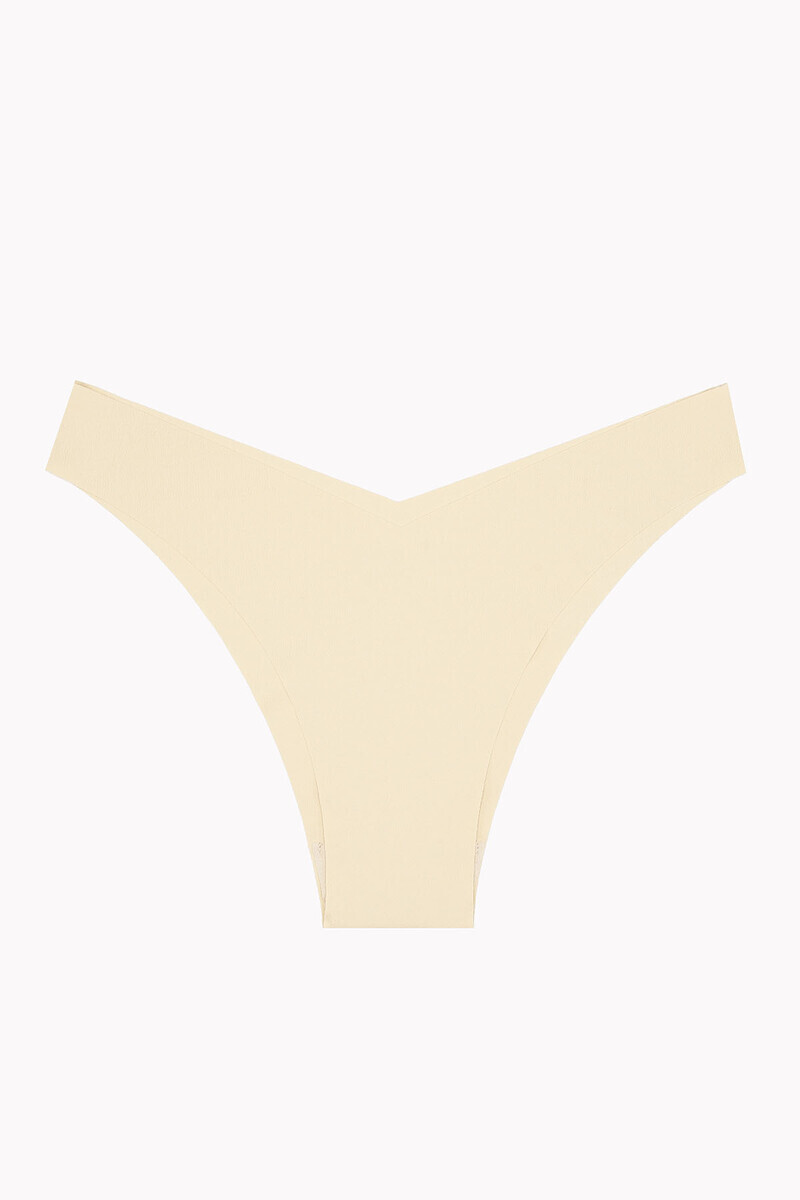 Ten Rengi Mavi Cappuccino 3'lü Lazer İz Yapmaz V Shape Brazillian Külot - 8