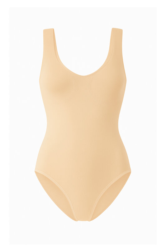 Ten Rengi Seamless Çıtçıtlı Body Korse - NBB