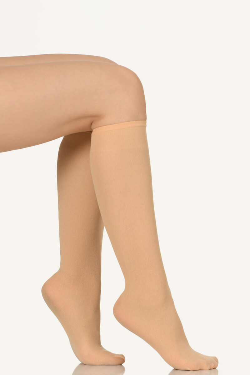 Ten Rengi Soft Pantolon Çorabı - 1