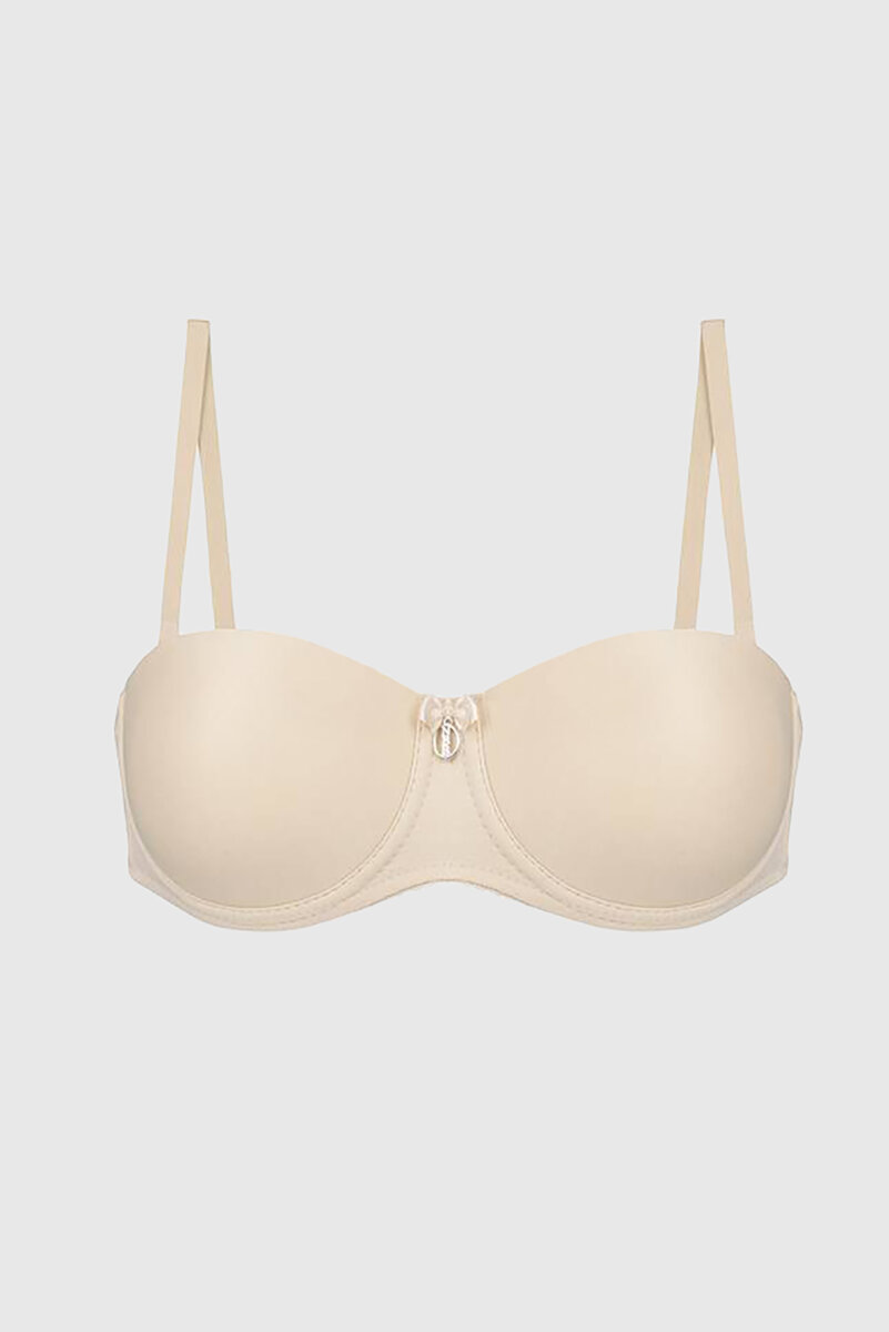 Ten Rengi Straplez Şeffaf Sütyen - 3