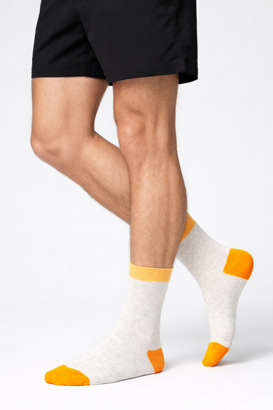 Turuncu Erkek Soket Çorap - NBB