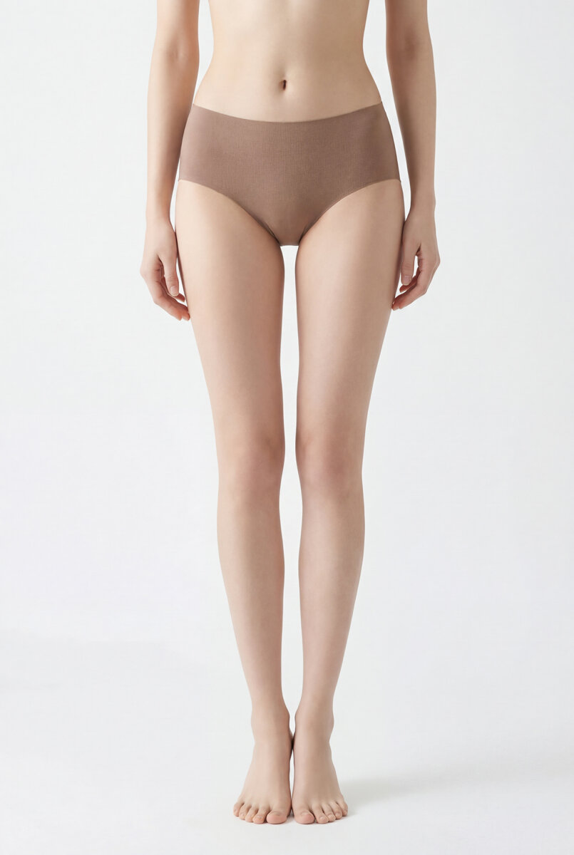 Vizon Lazer Kesim İz Yapmaz Yüksek Bel Külot - 1