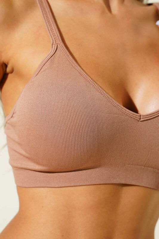 Vizon Light İnvisible V Kesim Dikişsiz Sütyen - NBB