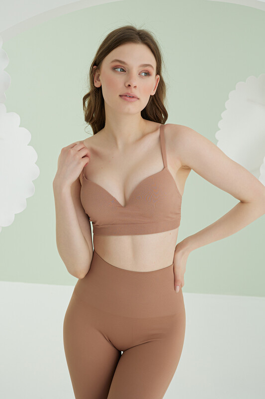 Vizon Ten Dikişsiz Dolgusuz Sütyen - NBB