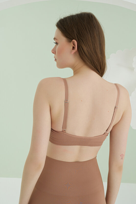 Vizon Ten Dikişsiz Dolgusuz Sütyen - NBB