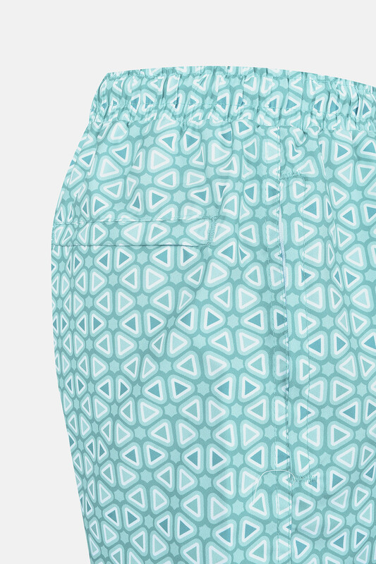 Yeşil Arthus Maze Erkek Deniz Şortu - NBB