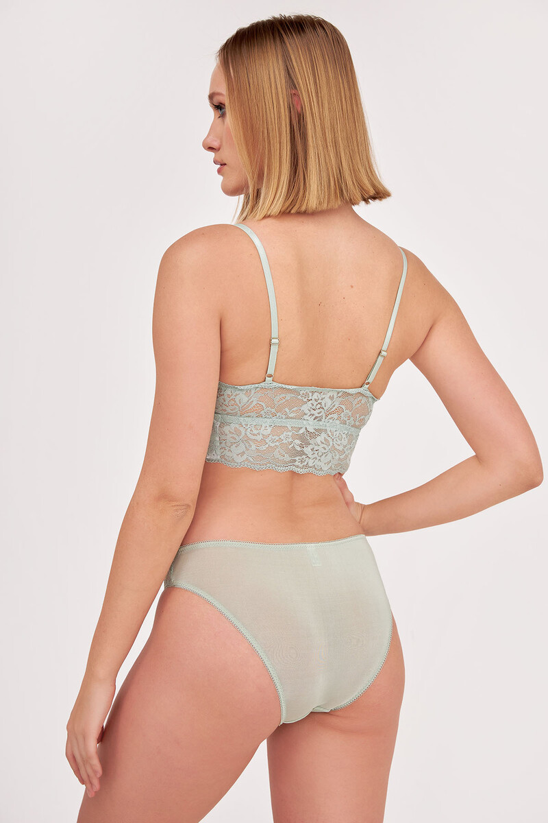 Yeşil Desteksiz Bralet Takım - 2