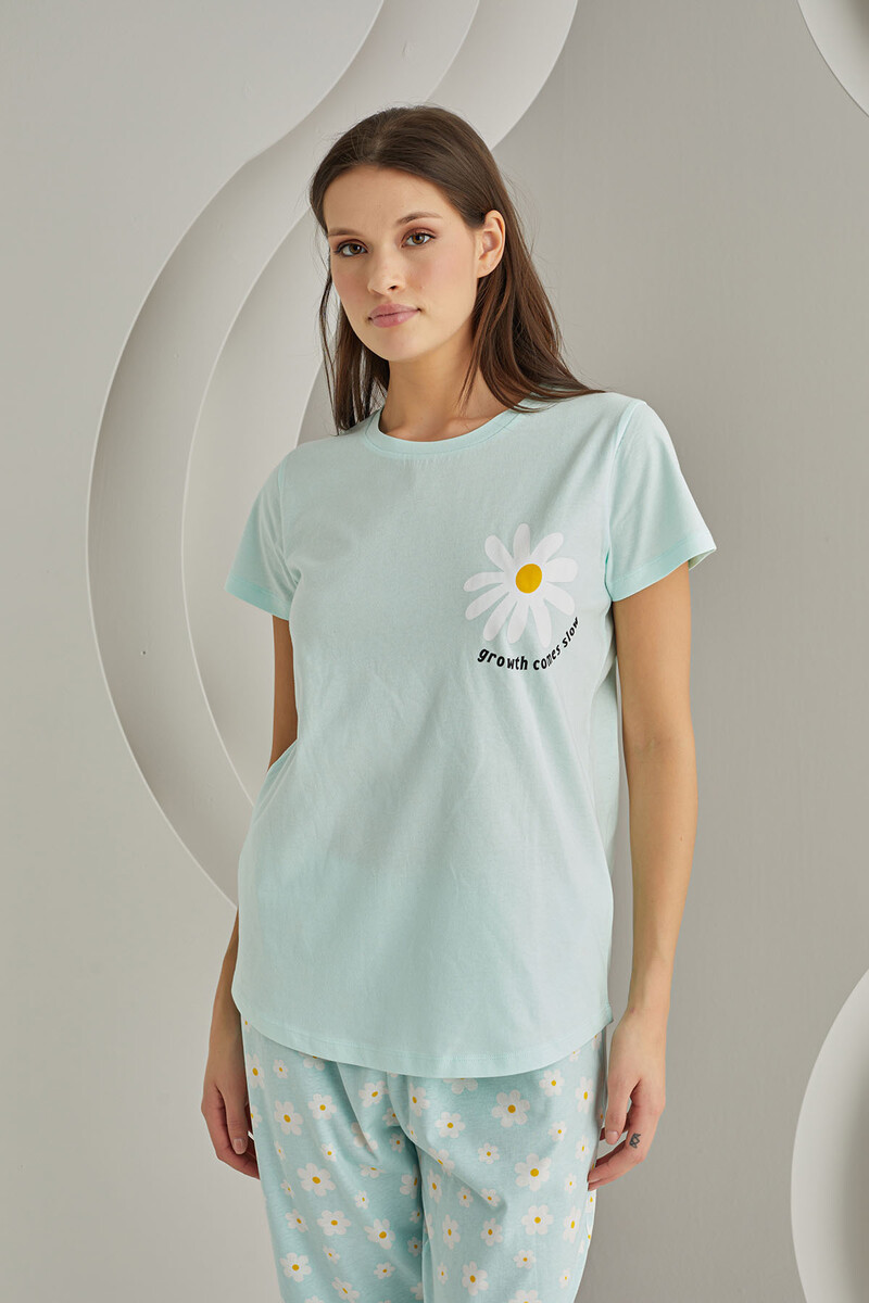 Yeşil Growth Comes Slow Pijama Takımı - 5