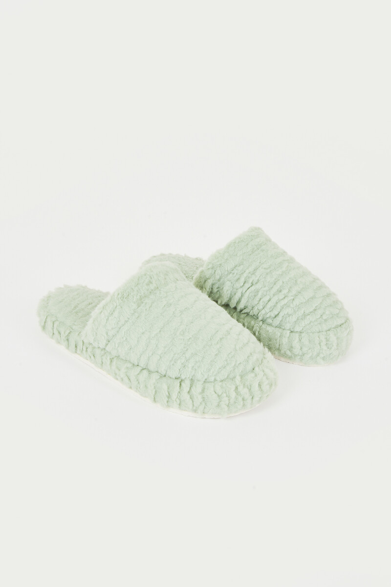 Yeşil Havlulu Atom Ev Terliği - 4