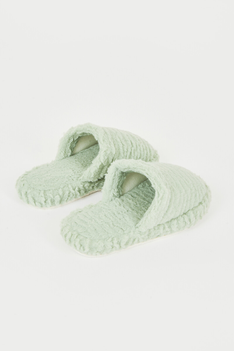 Yeşil Havlulu Atom Ev Terliği - 6