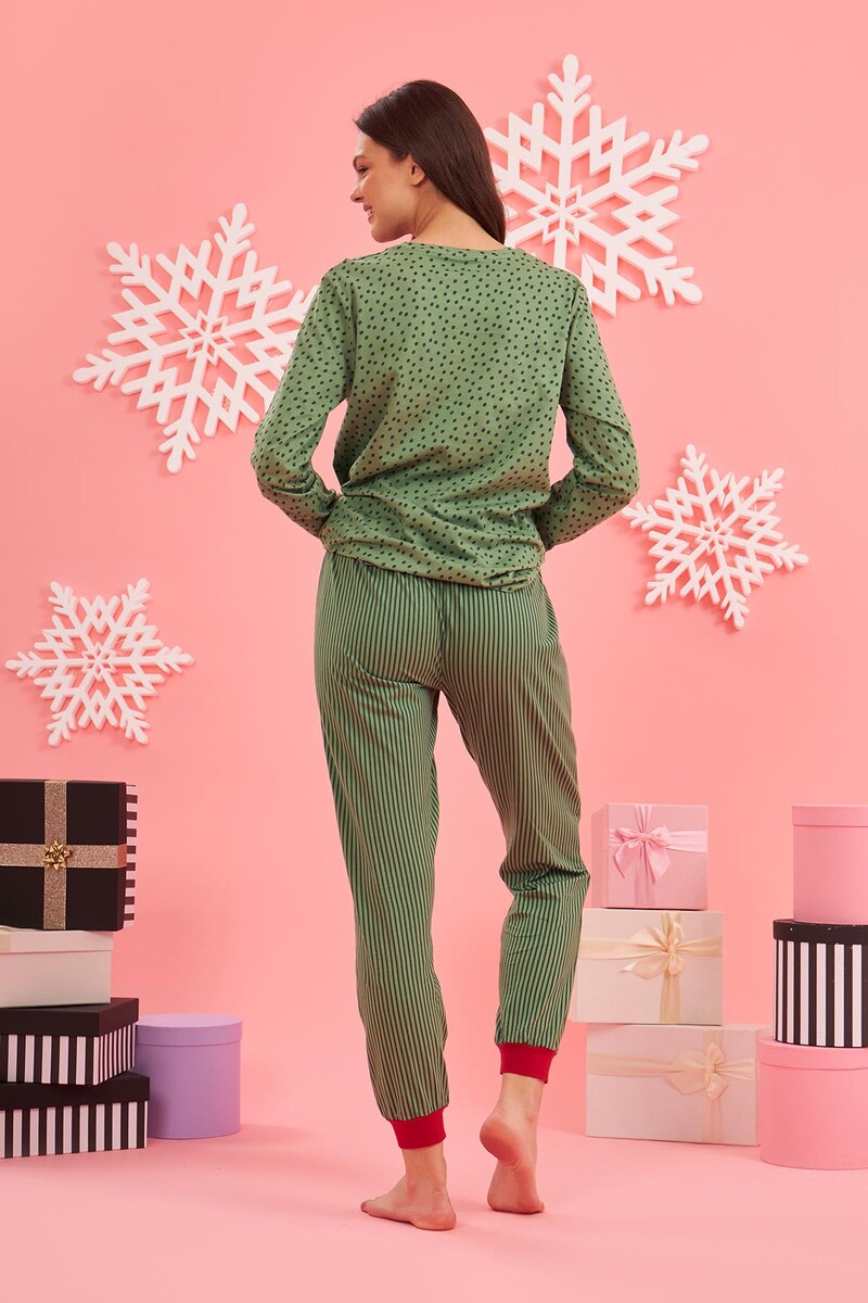 Yeşil Nora Pijama Takımı - 3